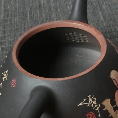 【已售罄】云南建水紫陶壶 黑色石瓢纯手工制作 每一个都是独一无二的 图2