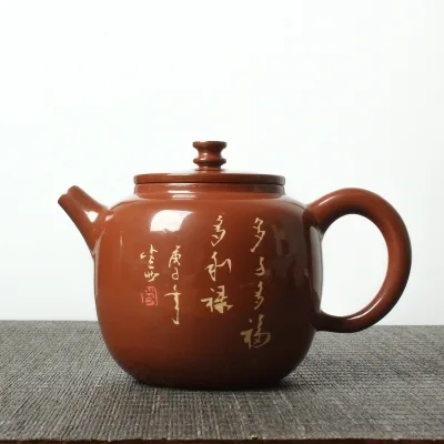 【已售罄】云南建水紫陶壶 多福多禄 亮光壶 纯手工制作 每一个都是独一无二的 图4