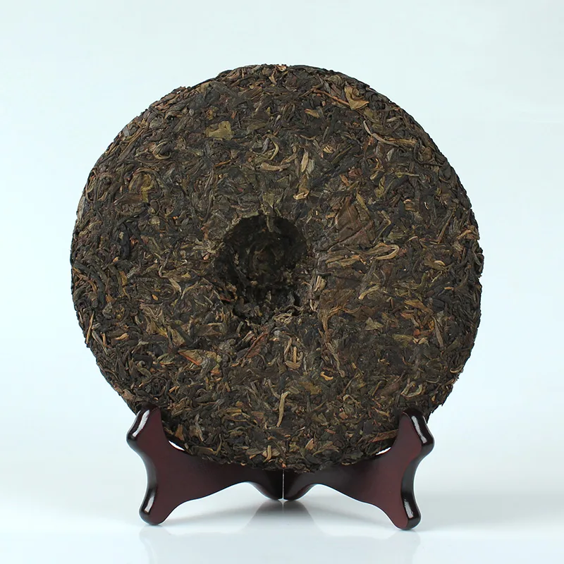 中茶  绿印0091 普洱茶  生茶  2007年/380克/饼  陈年老茶 精选07年景迈山乔木大树茶压制 图3