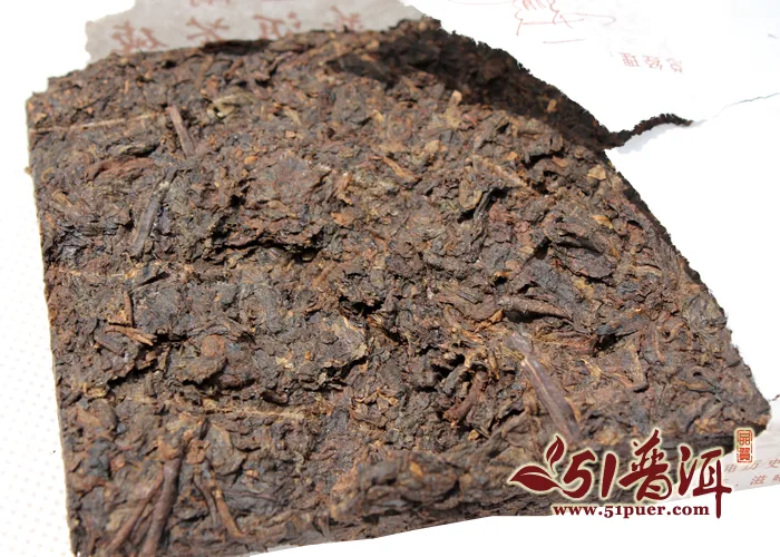 【已售罄】中茶  布朗山  普洱茶  熟茶  2000年/250克/砖  09年压制 纪念成立68周年 陈年老茶 图5