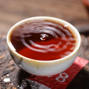 老同志 7578 211批次 普洱茶 熟茶 2021年/357克/饼 图4