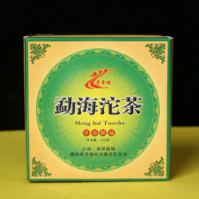 老曼峨 勐海沱茶 普洱茶 生茶 2008年/250克/盒 陈年老生茶