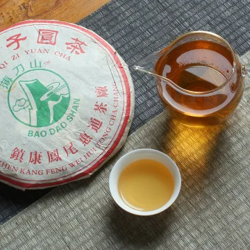 薄刀山 野生七子圆茶 普洱茶 生茶 2004年 357克/饼 陈年老生茶 图3