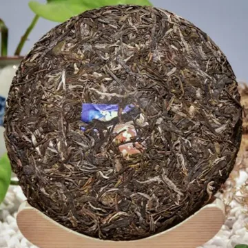 八角亭 啸天虎 虎年生肖纪念茶 普洱茶 生茶 2021年/357克/饼 图2