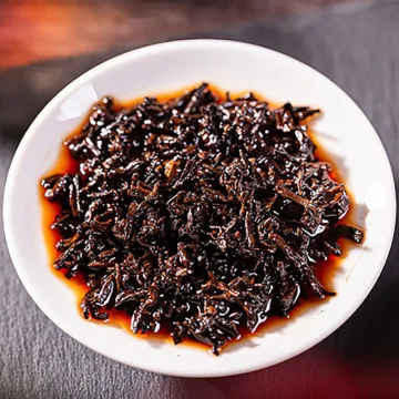 中茶 水蓝印  普洱茶 熟茶  2021年/357克/饼 图3