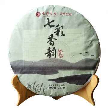 七彩云南  七彩香韵  普洱茶  生茶/熟茶/套装   年份随机/357克*2 图2