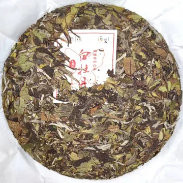 中茶蝴蝶白茶 5951白牡丹白茶饼  2021年  357克/饼 图2