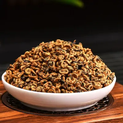 滇红茶特级云南金螺红茶凤庆老树工夫红茶散装  当年新茶  1公斤