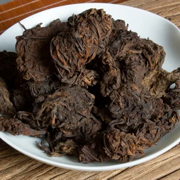 中木勐海老茶头  普洱茶  熟茶  150克/罐 图2
