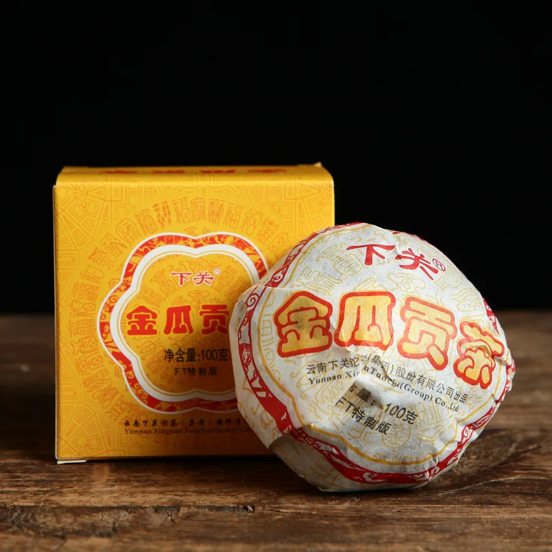 【已售罄】下关 飞台金瓜贡茶  普洱茶  生茶  2013年  100克/盒