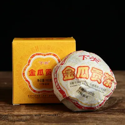 【已售罄】下关 飞台金瓜贡茶  普洱茶  生茶  2013年  100克/盒