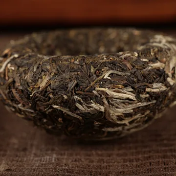 下关 南诏金芽沱茶  普洱茶  生茶  2016年  200克/沱 图3