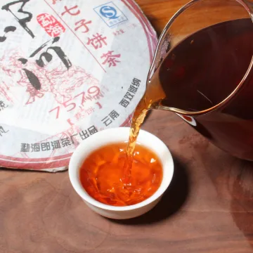 郎河 7579  普洱茶  熟茶  2007年  357克/饼 图3