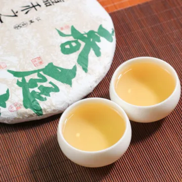 春庭号  嘉禾之巅  普洱茶  生茶  2021年 357克/饼 图4