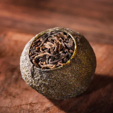 新会小青柑  普洱茶熟茶 10年古树宫廷  200克/袋 图2
