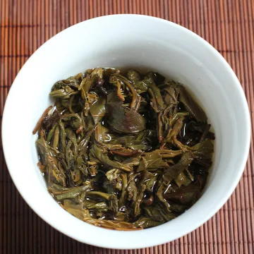 老曼峨茶砖 普洱茶 生茶 2008年 250克/盒 图4