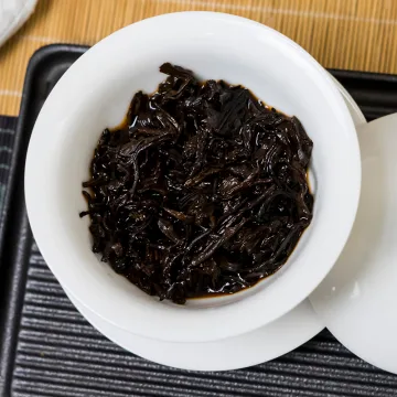 德宏古茶  2317 云南高杆 普洱茶 熟茶 2021年 357克/饼 图5