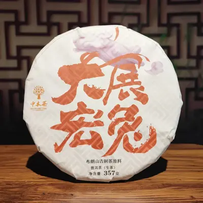 中木 大展鸿兔 兔年生肖茶 普洱茶 生茶 2023年  357克/饼
