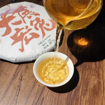 中木 大展鸿兔 兔年生肖茶 普洱茶 生茶 2023年  357克/饼 图3