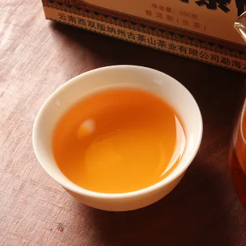 龙园号 勐海古茶砖 普洱茶 生茶 2007年 250克/砖 图3