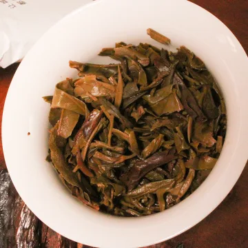 中木2023年蟒蛇箐  普洱茶生茶  357克/饼 图4