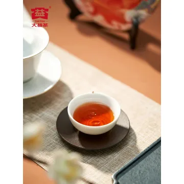 大益 玉露润泽 熟茶 2022年 357克/饼 图3