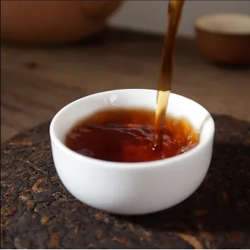 千隐古茶 2021年 临沧冰岛韵 普洱熟茶 357克/饼 图2