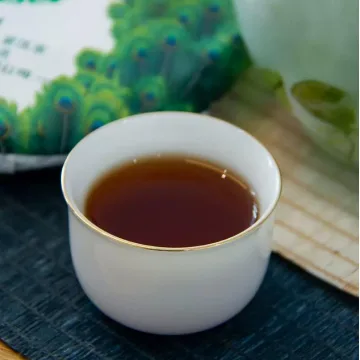 中茶珍藏绿孔雀 普洱茶 熟茶 2023年 200克/饼 图4