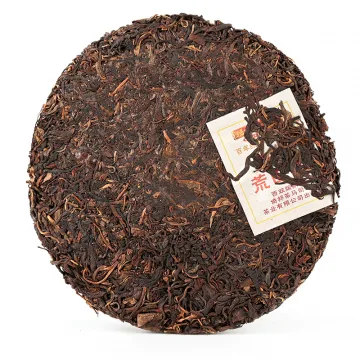 龙马同庆号茶叶  倚邦荒山茶 普洱茶生茶 2007年 357克/饼 图3