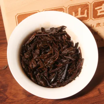 中木大雪山古树散茶 普洱茶 熟茶 精品木质礼盒装 400克/盒 图4