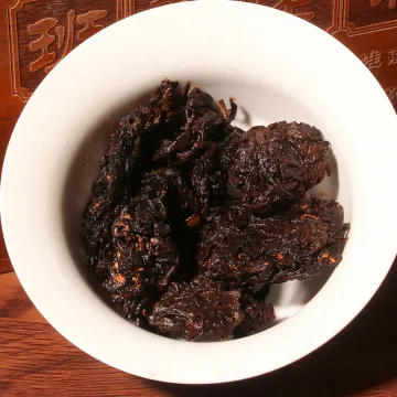 中木班章老茶头 普洱茶 熟茶 精品木质礼盒装 500克/盒 图4