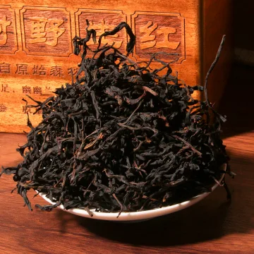 中木古树野生晒红散茶 红茶  精品木质礼盒装 260克/盒 图2