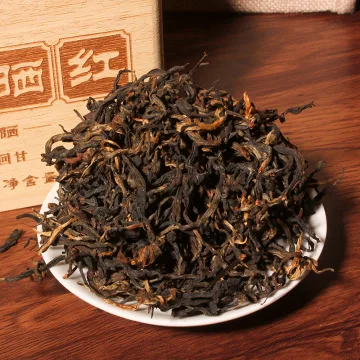中木勐海古树晒红散茶 红茶 精品木质礼盒装 260克/盒 图2