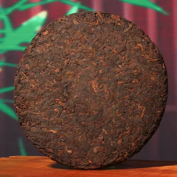 【活动特惠】中木布朗山  普洱茶熟茶  2023年 357克/饼  老料新压 图2