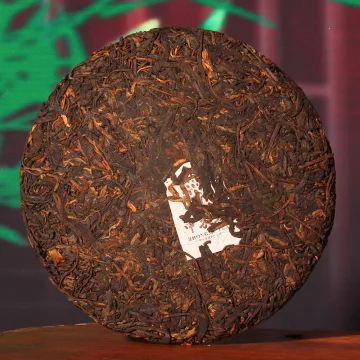 【活动特惠】中木易武  普洱茶熟茶  2023年 357克/饼 老料新压 图2