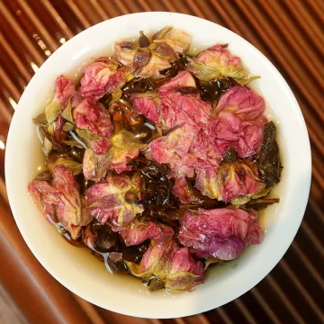 【春节特惠】滇红玫瑰花饼 红茶 200克/饼 图3