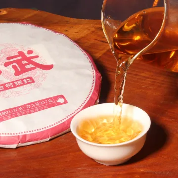 中木易武古树晒红 红茶 香甜润滑 357克饼 可久存 中木首款高端晒红 图3