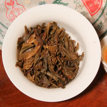 永明 滇藏圣茶 邮戳纪念饼 普洱茶生茶 357克/饼 2007年 图4