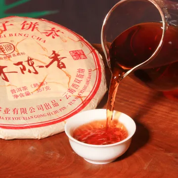 郎河 乔木陈香  普洱茶熟茶 357克/饼 2012年 图3