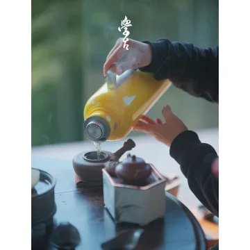 学古 传家壶 复古焖茶壶热水壶暖壶热水瓶家用保温 图5