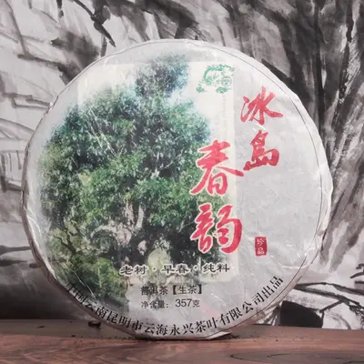 永兴 冰岛春韵 普洱茶生茶 357克/饼