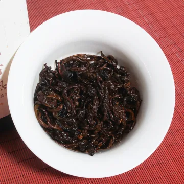 【活动特惠】倚邦古熟 大黑树林古树普洱熟茶 散茶 四年陈化 米香怡人 120克/罐 图5