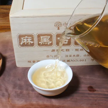【春节特惠】中木易武麻黑古树龙珠 木盒收藏限量款 300克/套 图3