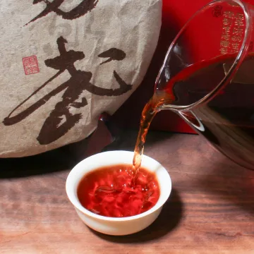 【春节特惠】整提易武熟茶 普洱茶 甘甜润滑 357克/饼*7饼 图3