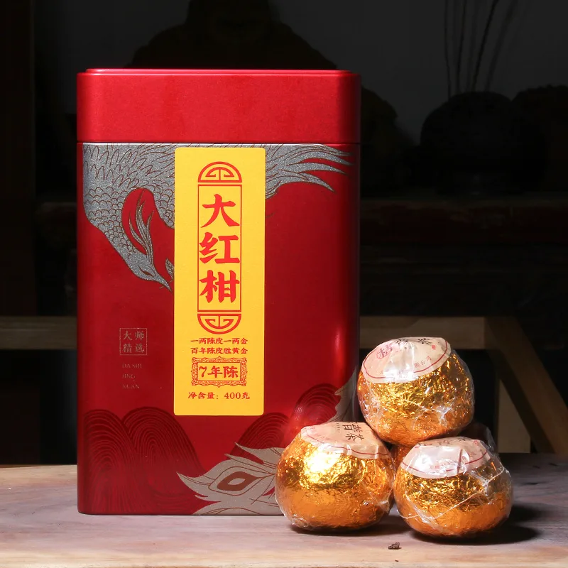 中木七年陈柑普茶 陈香浓郁、果香醉人 400克/盒