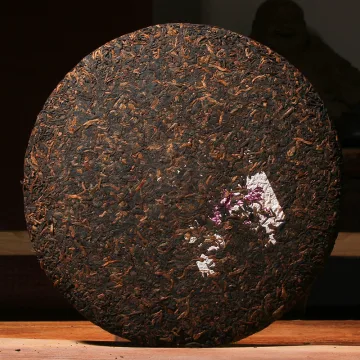 郎河 高山普洱 普洱茶 熟茶 2006年 /357克/饼 陈年老茶 图2