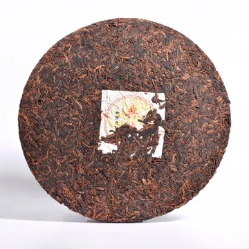 【活动特惠】2017年天地人倒生根 一头大象 典藏 金芽贡饼 熟茶 357克/饼 图2
