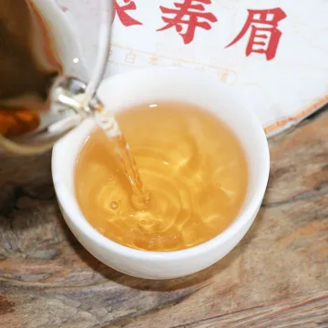 2021年一头大象 大象寿眉 白茶 357克/饼 图3