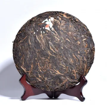 2006年天地人倒生根 一头大象 古树贡茗 生茶 500克/饼 图3