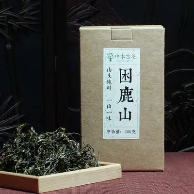 【已售罄】中木2025年困鹿山 古大树头春 普洱茶晒青 生茶 散茶 200克/盒